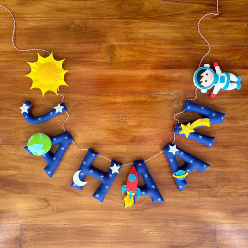 Personalised Space Name Bunting/Garland